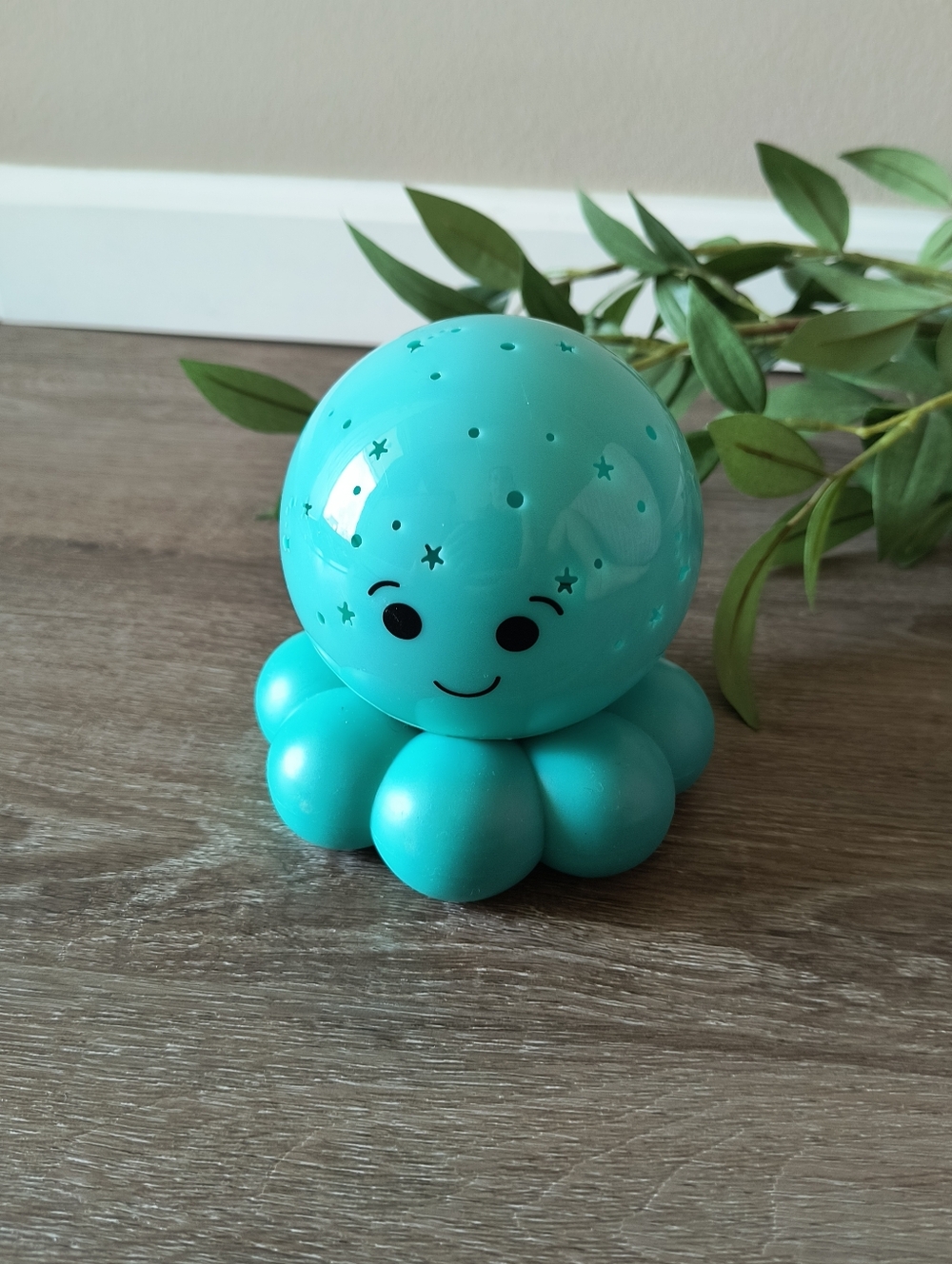 Turquoise Cloud B Twinkles To Go Octo Travel Nightlight Projector Teal 2 Colors